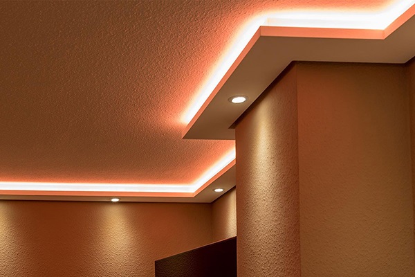 Indirekte Beleuchtung - LED Stuckleisten und Fassadenprofile von BENDU